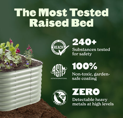 Small Modular Metal Raised Garden Bed - 29 Tall