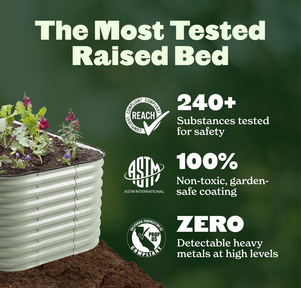 Small Modular Metal Raised Garden Bed - 15 Tall