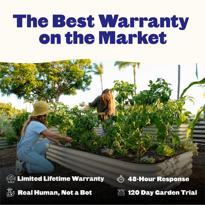 Small Modular Metal Raised Garden Bed - 29 Tall