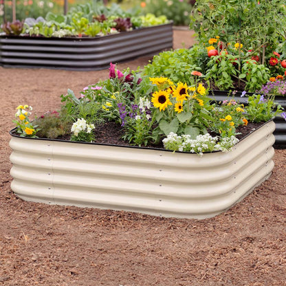 Medium Modular Metal Raised Garden Bed - 15 Tall